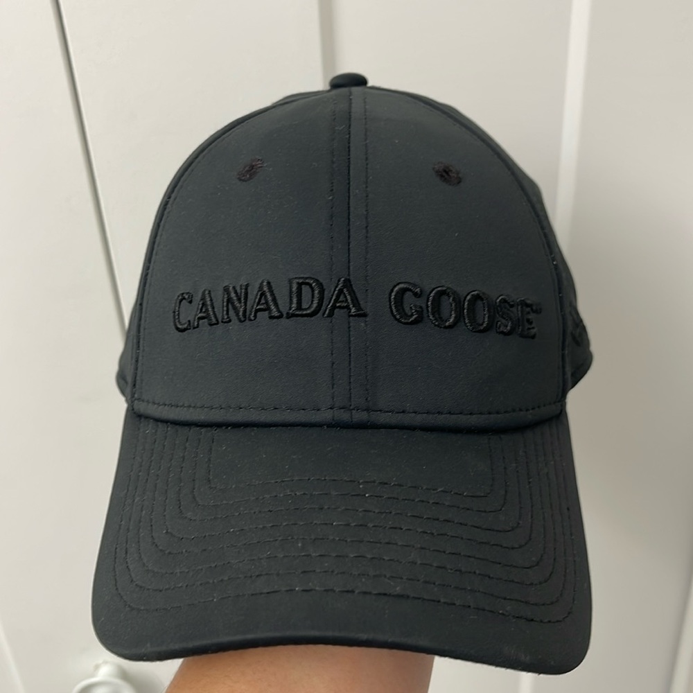 Black Canada Goose Ball Cap